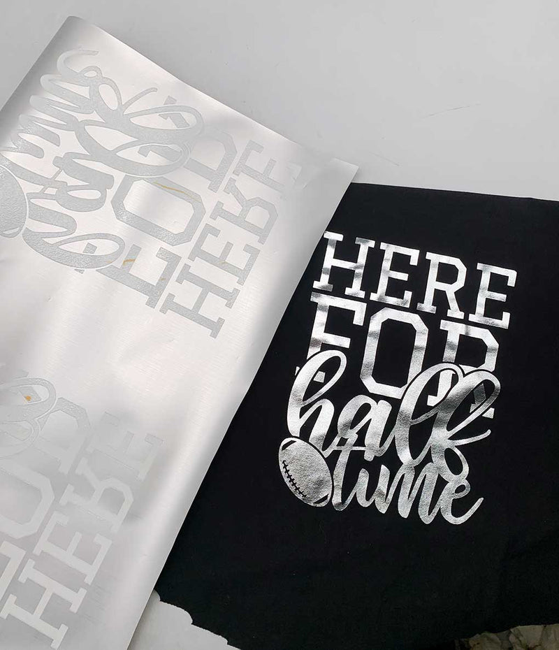 11.8in x 33ft DTF Gold / Silver Foil Stamp Film Roll
