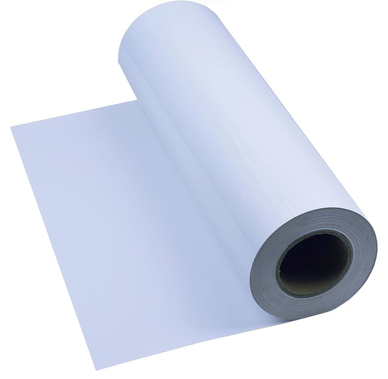 24" x (100 ft) Printable Vinyl Sticker Paper Roll, Matte White Waterproof Sticker
