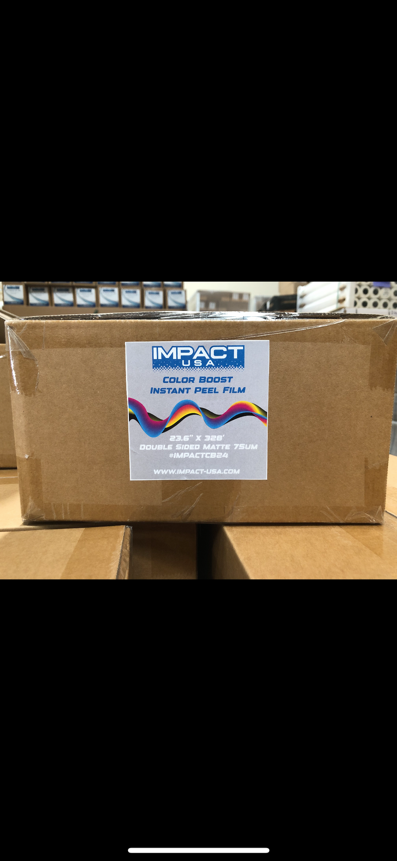 Impact 24" x 328' Color Boost PRO-100 Micron  Double Sided Instant Peel DTF Film