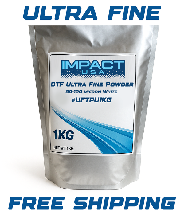 Impact Ultra Fine 80-120 Micron TPU DTF Powder 1kg