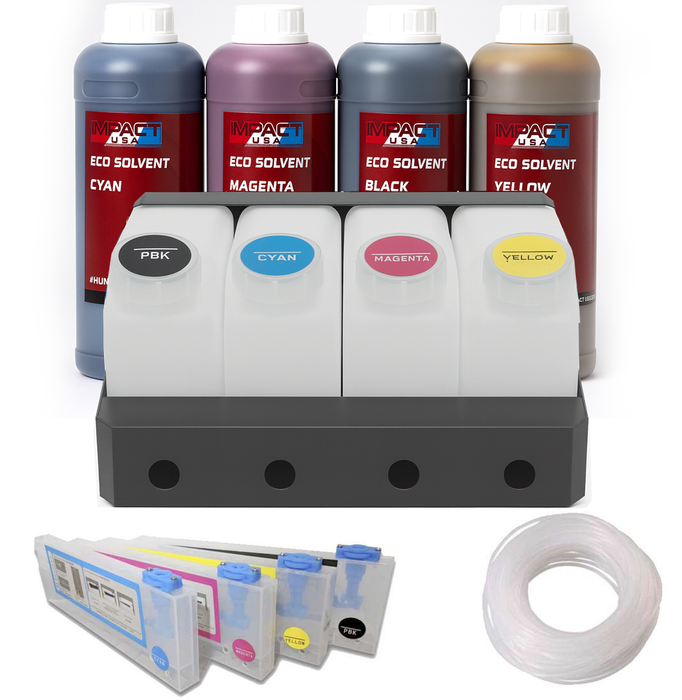 Mimaki Bulk Solvent Ink Starter Kit + CMYK 1 Liter