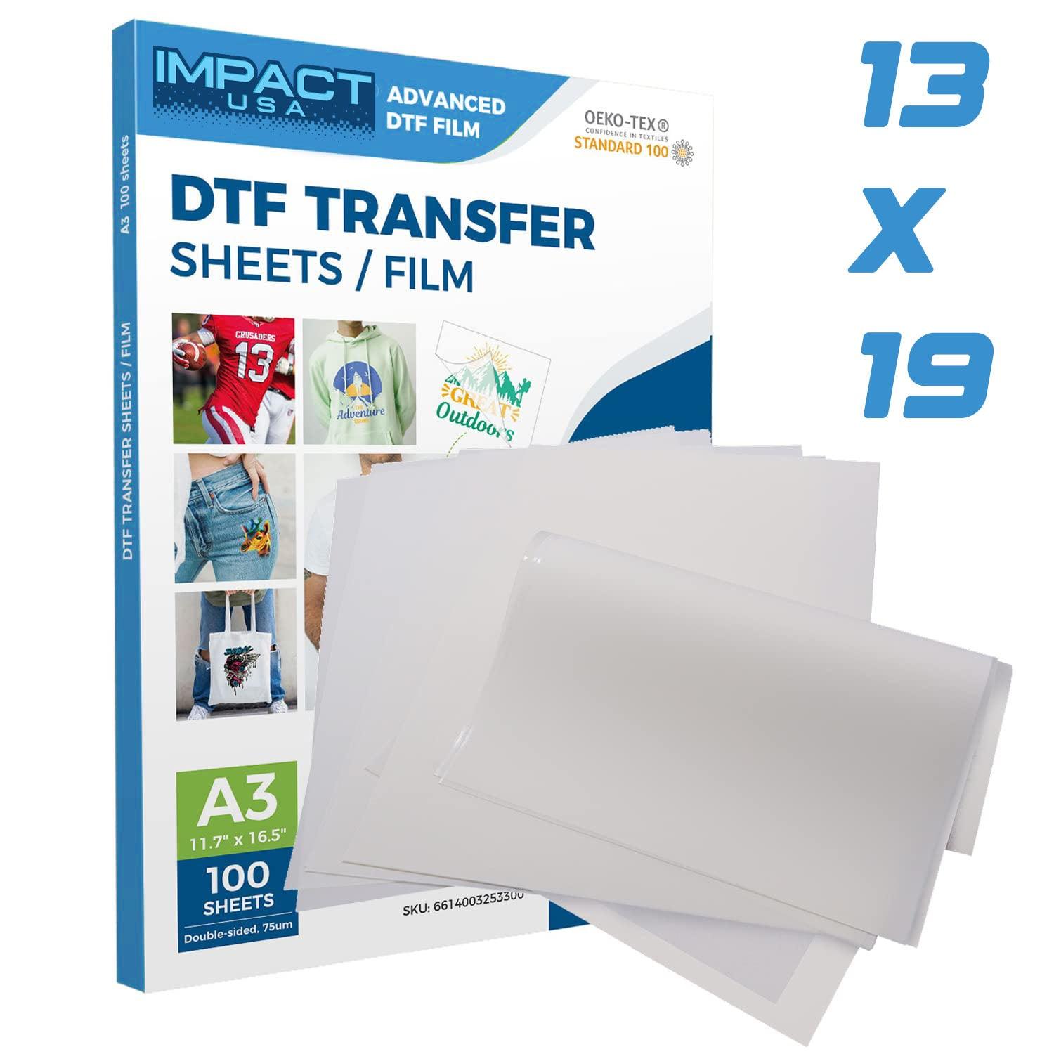 DTF- Transfer Film-13x19 Sheet