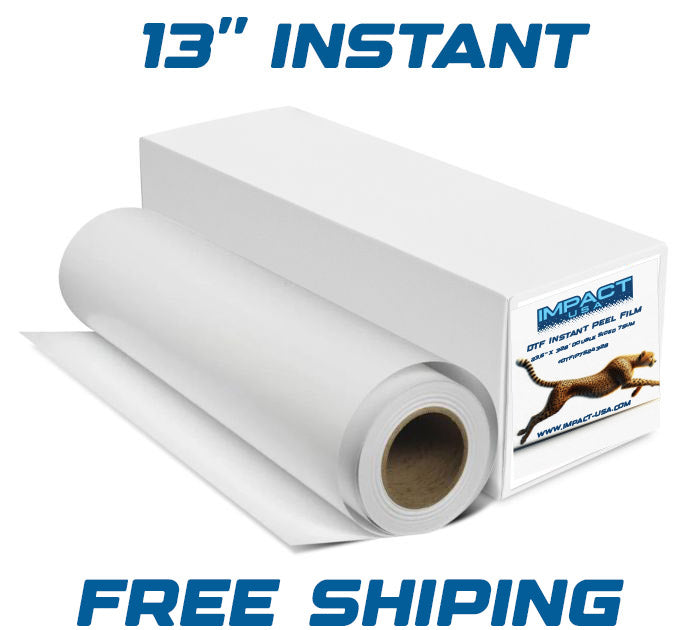 Impact 13" x 328' Double Sided Instant Peel DTF Film