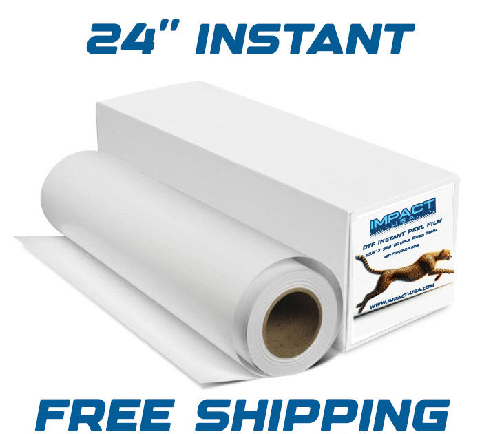 Impact 24" x 328' Double Sided Instant Peel DTF Film