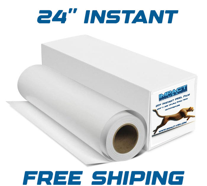 Impact 24" x 328' Double Sided Instant Peel DTF Film