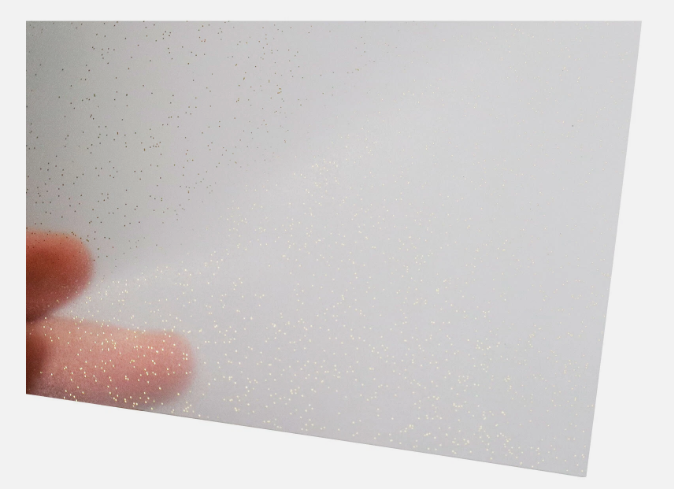 23.6" x 33' DTF Gold Glitter Film