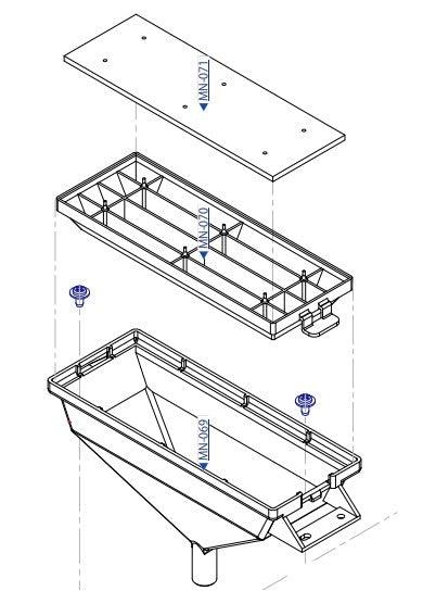 XpertJet 1642 DH-40582 Flushing Box - INKJET PARTS